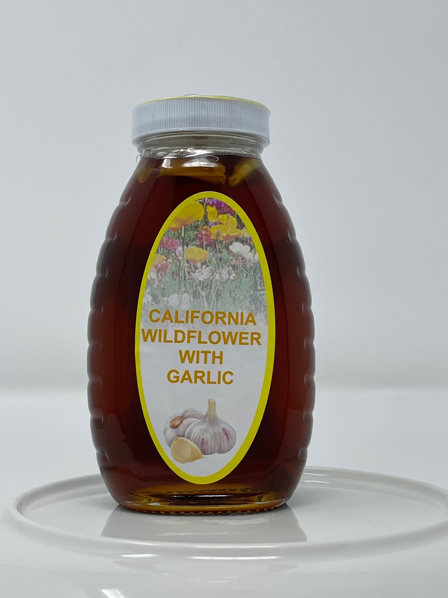 Wild Flower with GARLIC 1 LB LOCAL HONEY