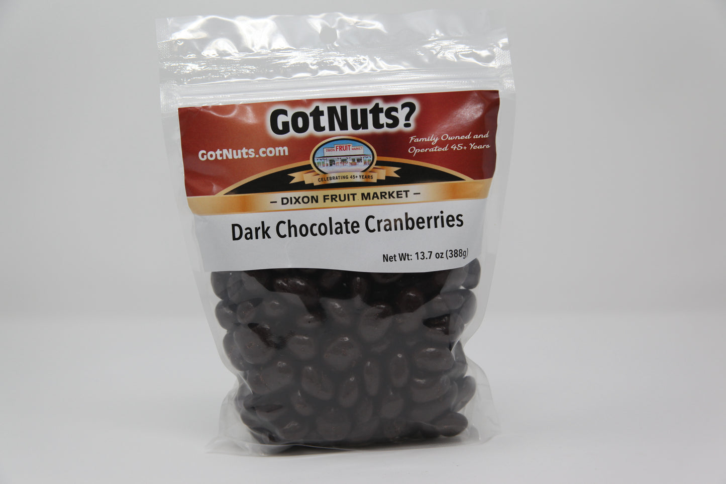 DARK CHOCOLATE CRANBERRIES